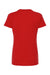 Tultex 516 Womens Premium Short Sleeve Crewneck T-Shirt Red Flat Back