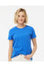 Tultex 516 Womens Premium Short Sleeve Crewneck T-Shirt Royal Blue Model Front