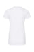 Tultex 516 Womens Premium Short Sleeve Crewneck T-Shirt White Flat Back
