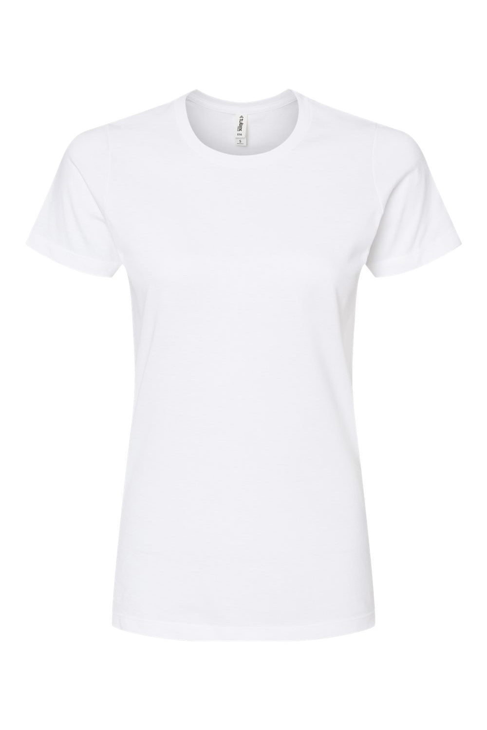Tultex 516 Womens Premium Short Sleeve Crewneck T-Shirt White Flat Front