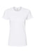 Tultex 516 Womens Premium Short Sleeve Crewneck T-Shirt White Flat Front