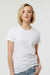 Tultex 516 Womens Premium Short Sleeve Crewneck T-Shirt White Model Front