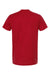 Tultex 202 Mens Fine Jersey Short Sleeve Crewneck T-Shirt Cardinal Red Flat Back
