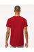 Tultex 202 Mens Fine Jersey Short Sleeve Crewneck T-Shirt Cardinal Red Model Back