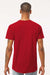 Tultex 202 Mens Fine Jersey Short Sleeve Crewneck T-Shirt Cardinal Red Model Back