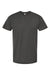 Tultex 202 Mens Fine Jersey Short Sleeve Crewneck T-Shirt Charcoal Grey Flat Front
