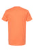 Tultex 202 Mens Fine Jersey Short Sleeve Crewneck T-Shirt Coral Orange Flat Back