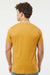 Tultex 202 Mens Fine Jersey Short Sleeve Crewneck T-Shirt Ginger Gold Model Back