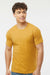 Tultex 202 Mens Fine Jersey Short Sleeve Crewneck T-Shirt Ginger Gold Model Front