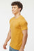 Tultex 202 Mens Fine Jersey Short Sleeve Crewneck T-Shirt Ginger Gold Model Side