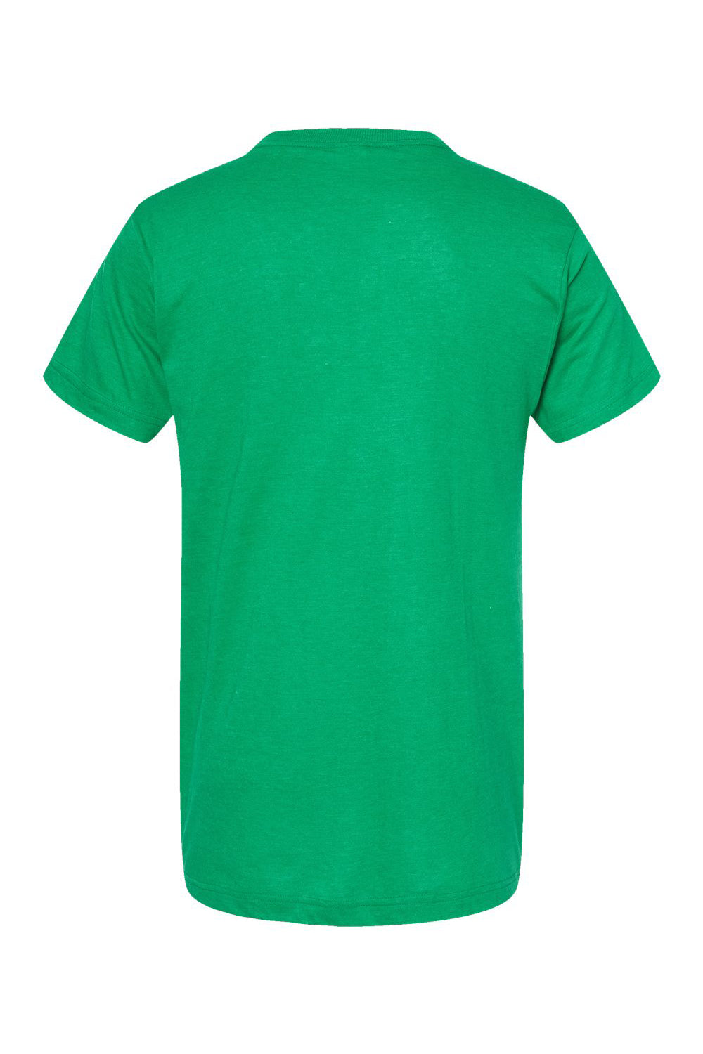 Tultex 202 Mens Fine Jersey Short Sleeve Crewneck T-Shirt Heather Kelly Green Flat Back