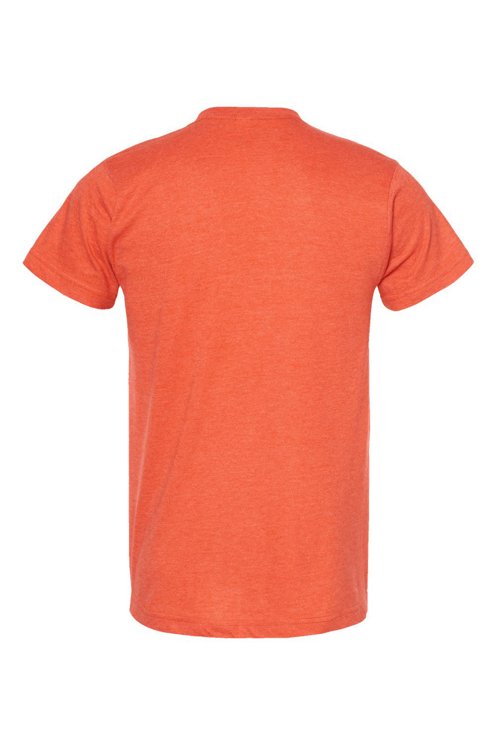 Tultex 202 Mens Fine Jersey Short Sleeve Crewneck T-Shirt Heather Orange Flat Back