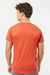 Tultex 202 Mens Fine Jersey Short Sleeve Crewneck T-Shirt Heather Orange Model Back