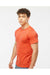 Tultex 202 Mens Fine Jersey Short Sleeve Crewneck T-Shirt Heather Orange Model Side