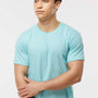 Tultex Mens Fine Jersey Short Sleeve Crewneck T-Shirt - Heather Purist Blue