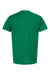 Tultex 202 Mens Fine Jersey Short Sleeve Crewneck T-Shirt Kelly Green Flat Back