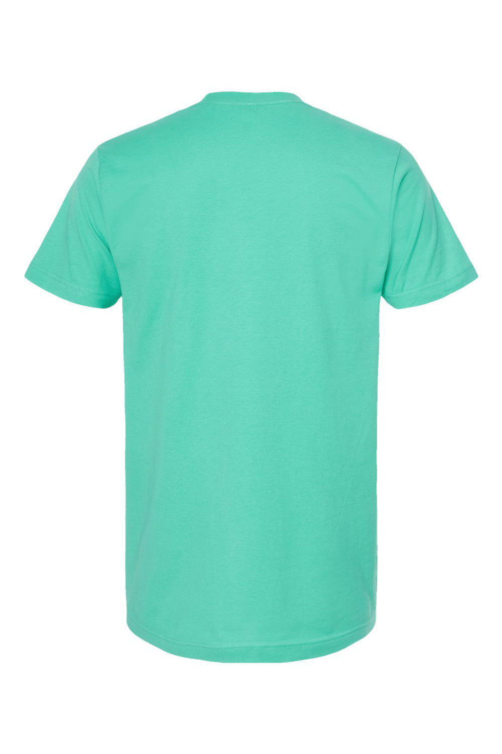 Tultex 202 Mens Fine Jersey Short Sleeve Crewneck T-Shirt Mint Green Flat Back
