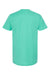 Tultex 202 Mens Fine Jersey Short Sleeve Crewneck T-Shirt Mint Green Flat Back