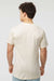 Tultex 202 Mens Fine Jersey Short Sleeve Crewneck T-Shirt Natural Model Back