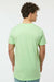 Tultex 202 Mens Fine Jersey Short Sleeve Crewneck T-Shirt Neo Mint Green Model Back