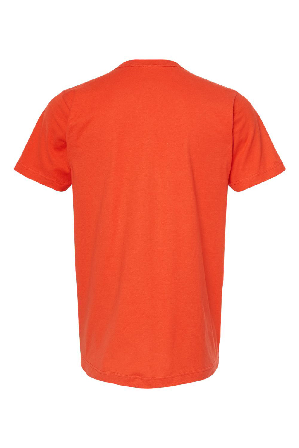 Tultex 202 Mens Fine Jersey Short Sleeve Crewneck T-Shirt Orange Flat Back