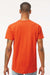 Tultex 202 Mens Fine Jersey Short Sleeve Crewneck T-Shirt Orange Model Back