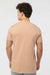 Tultex 202 Mens Fine Jersey Short Sleeve Crewneck T-Shirt Peach Model Back