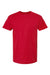 Tultex 202 Mens Fine Jersey Short Sleeve Crewneck T-Shirt Red Flat Front