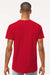Tultex 202 Mens Fine Jersey Short Sleeve Crewneck T-Shirt Red Model Back