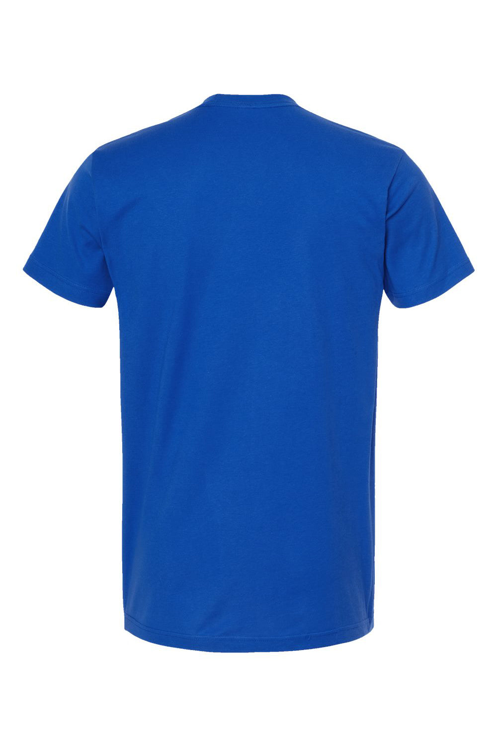 Tultex 202 Mens Fine Jersey Short Sleeve Crewneck T-Shirt Royal Blue Flat Back
