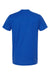 Tultex 202 Mens Fine Jersey Short Sleeve Crewneck T-Shirt Royal Blue Flat Back