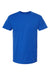 Tultex 202 Mens Fine Jersey Short Sleeve Crewneck T-Shirt Royal Blue Flat Front