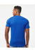 Tultex 202 Mens Fine Jersey Short Sleeve Crewneck T-Shirt Royal Blue Model Back