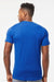 Tultex 202 Mens Fine Jersey Short Sleeve Crewneck T-Shirt Royal Blue Model Back