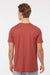 Tultex 202 Mens Fine Jersey Short Sleeve Crewneck T-Shirt Terracotta Red Model Back