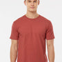 Tultex Mens Fine Jersey Short Sleeve Crewneck T-Shirt - Terracotta Red