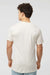 Tultex 202 Mens Fine Jersey Short Sleeve Crewneck T-Shirt Vintage White Model Back