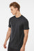 Tultex 202 Mens Fine Jersey Short Sleeve Crewneck T-Shirt Coal Grey Model Side