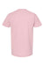 Tultex 202 Mens Fine Jersey Short Sleeve Crewneck T-Shirt Pink Flat Back