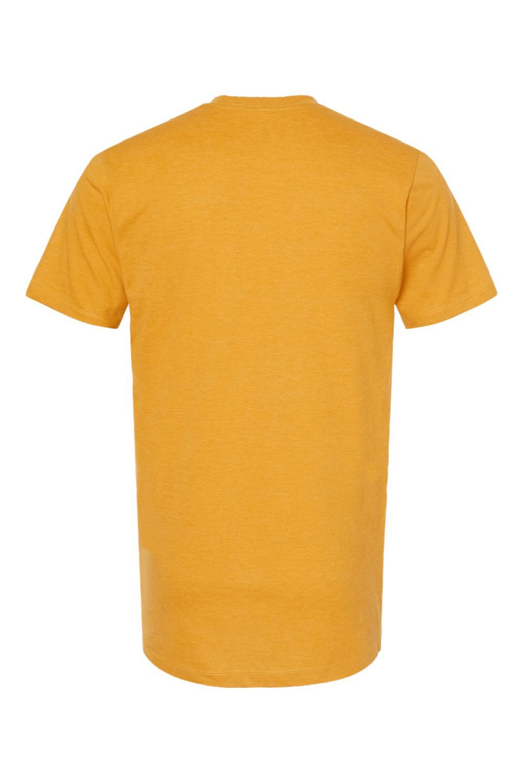 Tultex 541 Mens Premium Short Sleeve Crewneck T-Shirt Heather Antique Gold Flat Back