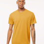 Tultex Mens Premium Short Sleeve Crewneck T-Shirt - Heather Antique Gold - NEW