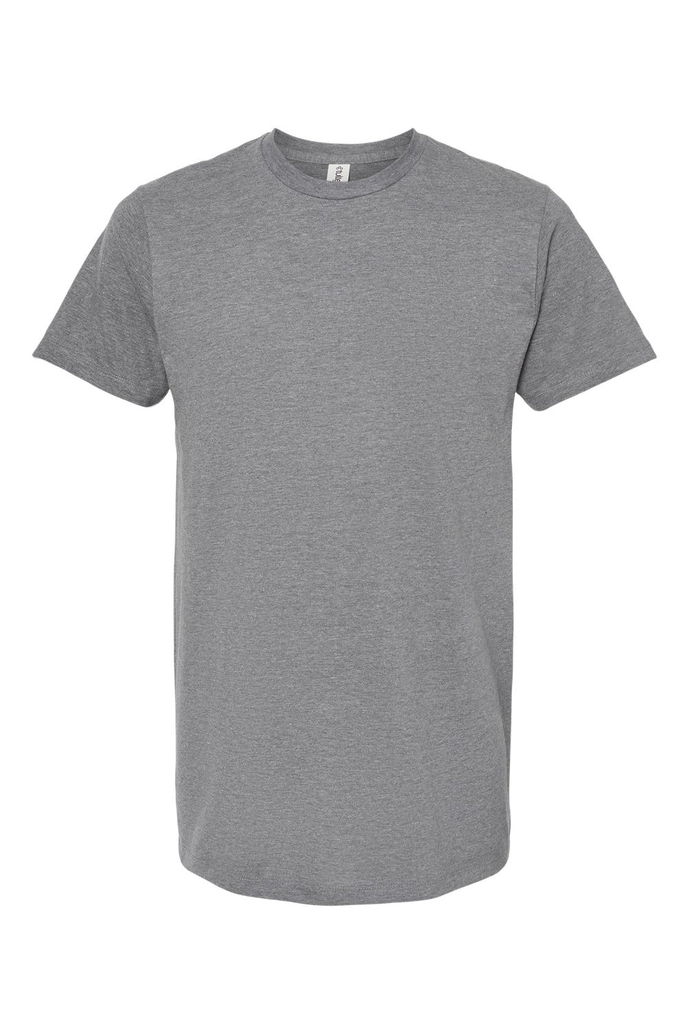Tultex 541 Mens Premium Short Sleeve Crewneck T-Shirt Heather Grey Flat Front
