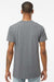 Tultex 541 Mens Premium Short Sleeve Crewneck T-Shirt Heather Grey Model Back