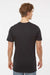 Tultex 541 Mens Premium Short Sleeve Crewneck T-Shirt Black Model Back