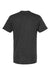 Tultex 541 Mens Premium Short Sleeve Crewneck T-Shirt Heather Black Flat Back