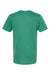 Tultex 541 Mens Premium Short Sleeve Crewneck T-Shirt Heather Kelly Green Flat Back