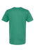 Tultex 541 Mens Premium Short Sleeve Crewneck T-Shirt Heather Kelly Green Flat Back