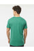 Tultex 541 Mens Premium Short Sleeve Crewneck T-Shirt Heather Kelly Green Model Back