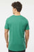 Tultex 541 Mens Premium Short Sleeve Crewneck T-Shirt Heather Kelly Green Model Back