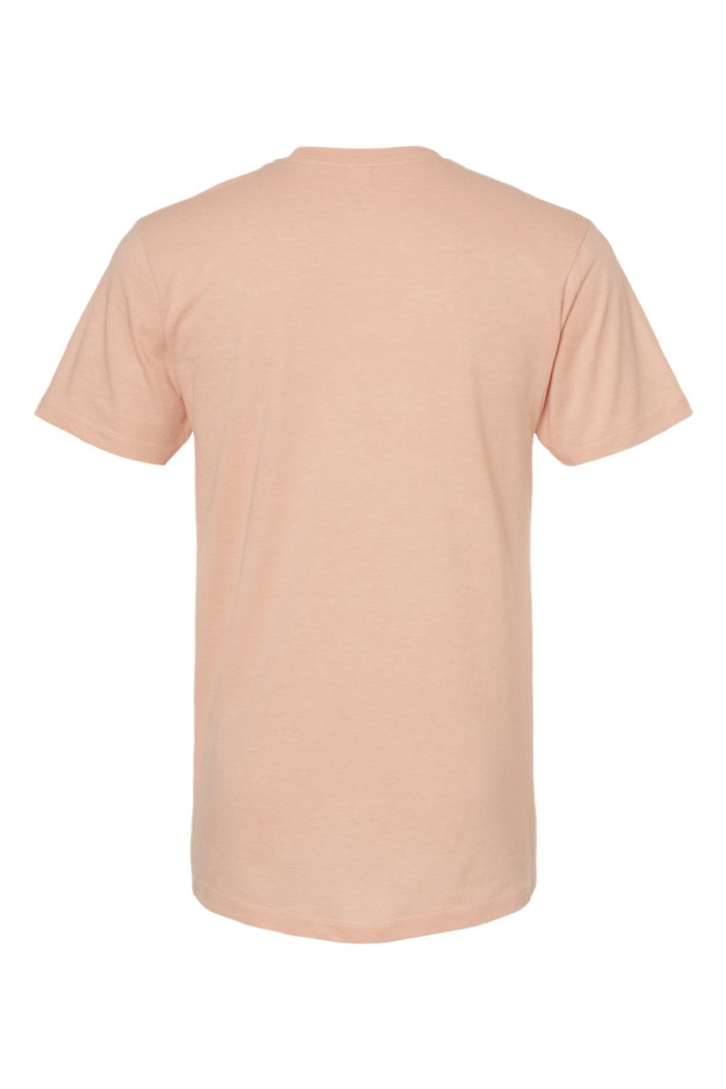 Tultex 541 Mens Premium Short Sleeve Crewneck T-Shirt Heather Peach Flat Back